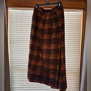 Vintage Wool Skirt, XS